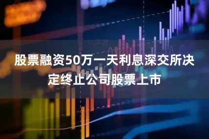 股票融资50万一天利息深交所决定终止公司股票上市